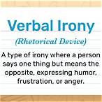 verbal irony in the lottery